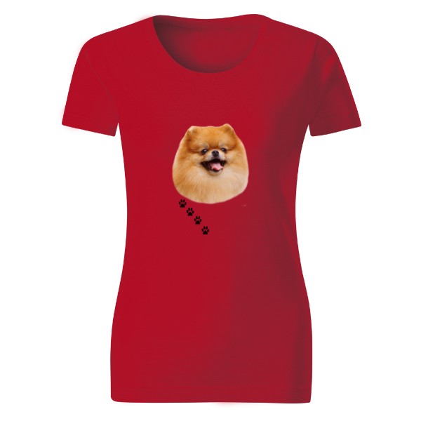 Tričko s potiskem Pomeranian