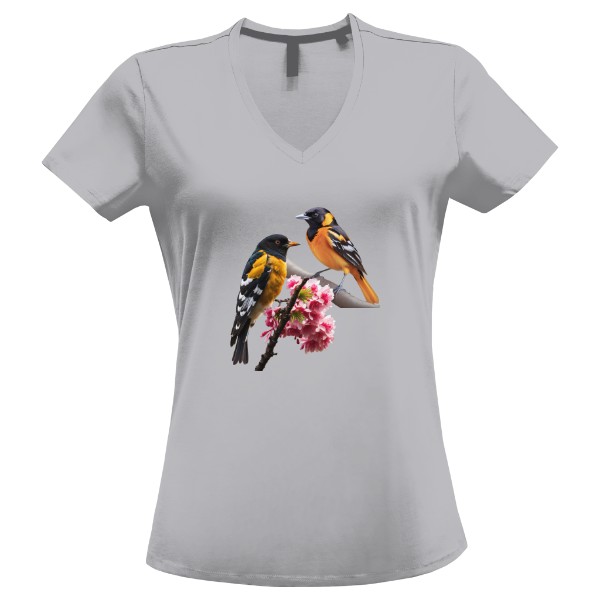 Tričko s potiskem Ptáci