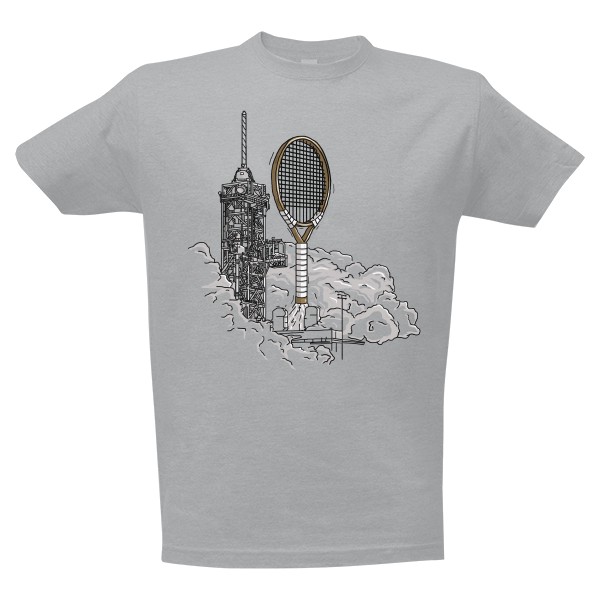 Tričko s potiskem Raketa