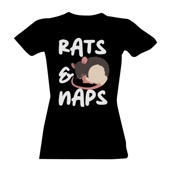 Tričko s potiskem Rats and naps