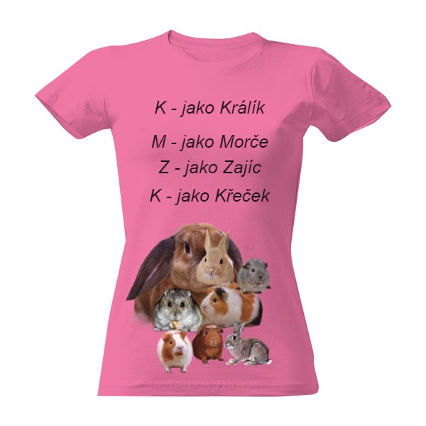 Tričko s potiskem Zvířátka
