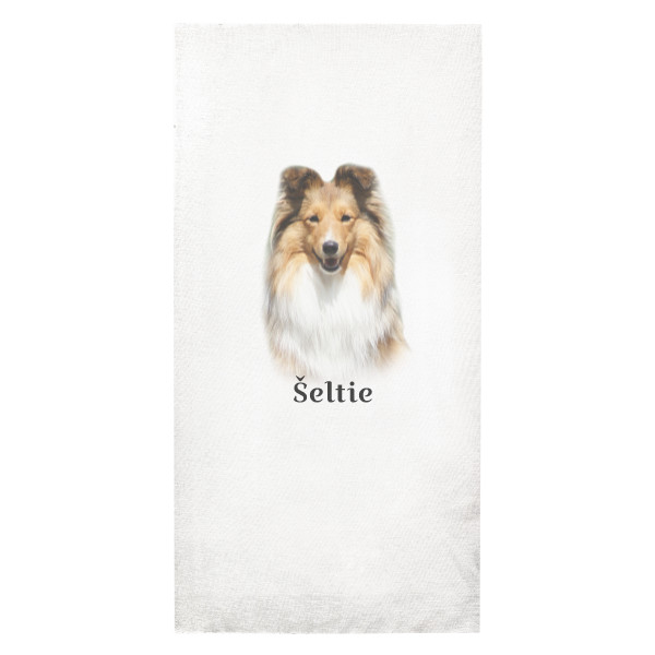 Nákrčník/bandana s potiskem Šeltie