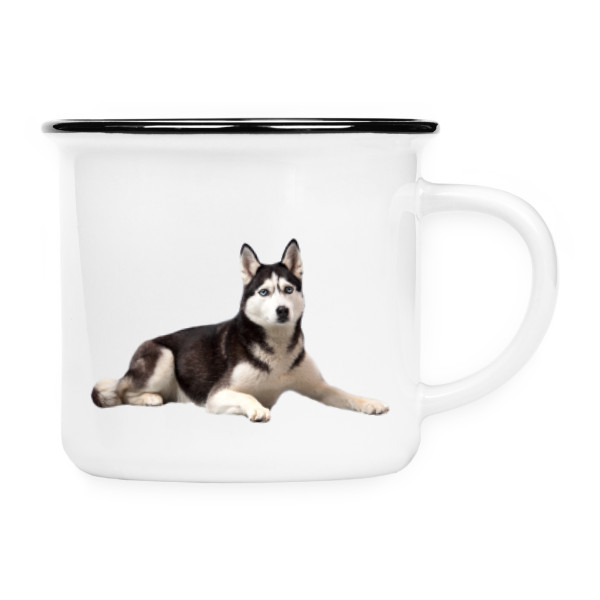 Keramikáček s potiskem Sibiřský husky