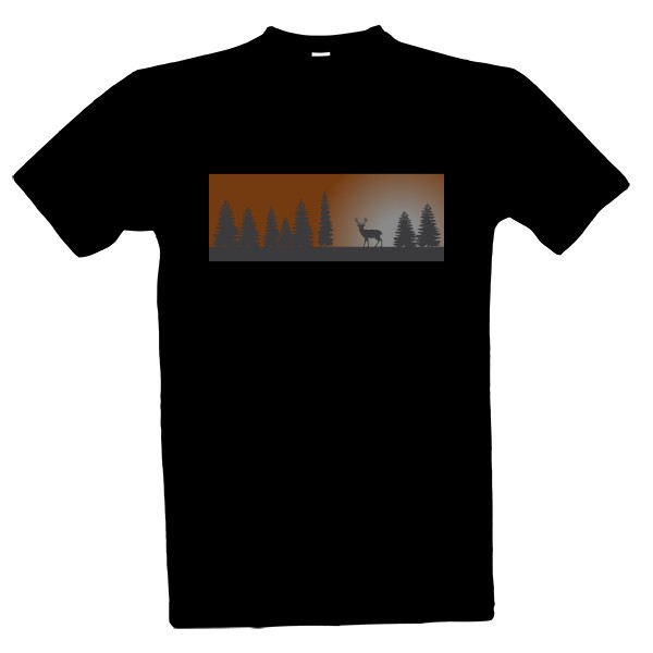 Tričko s potiskem Jelen