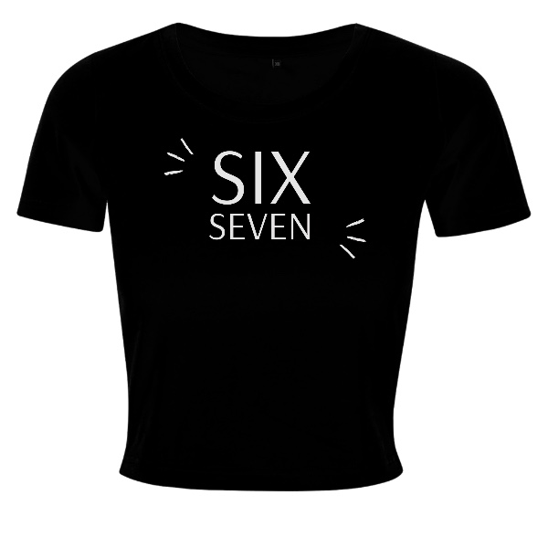 Tričko s potiskem Six seven