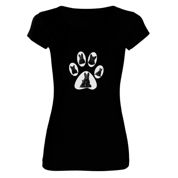 Tričko s potiskem Skotský teriér