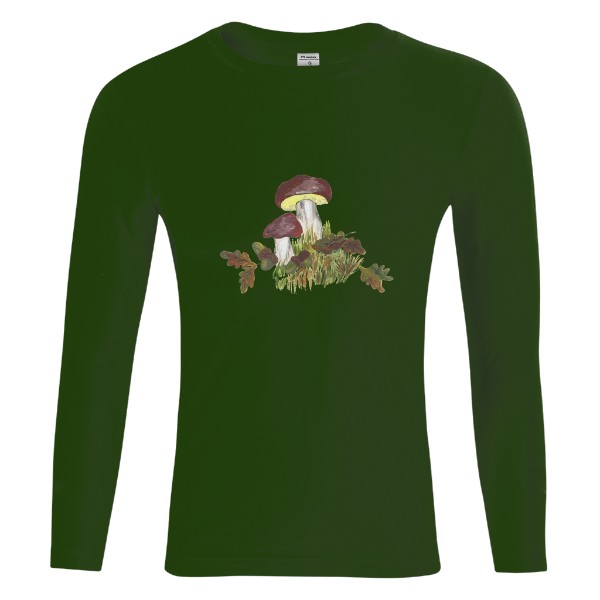 Tričko s potiskem Hřiby