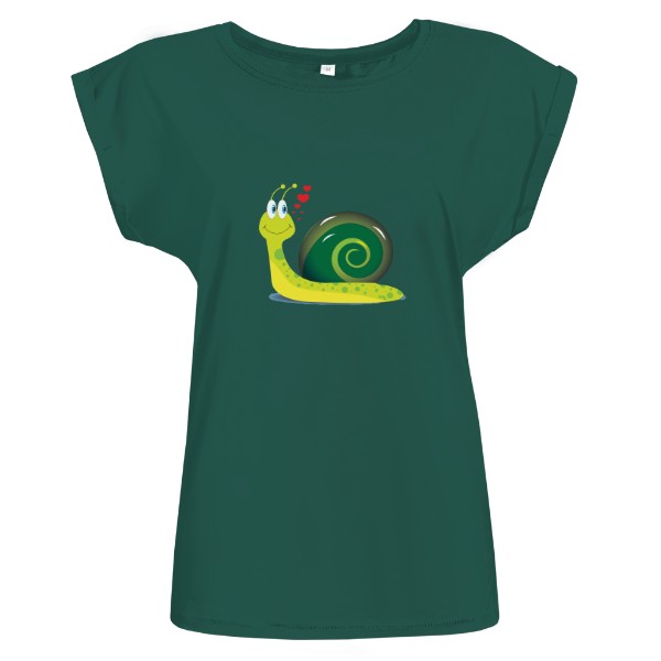 Tričko s potiskem Hlemýžď