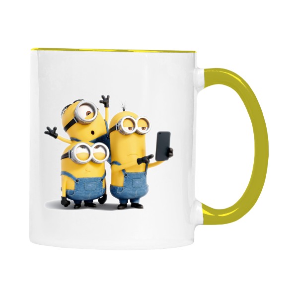 Hrnek malý barevný s potiskem Společné foto