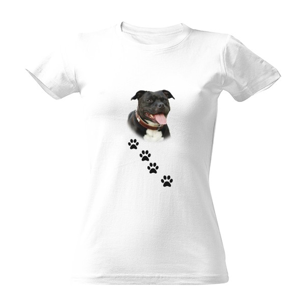 Tričko s potiskem Stafordšírský bulterier