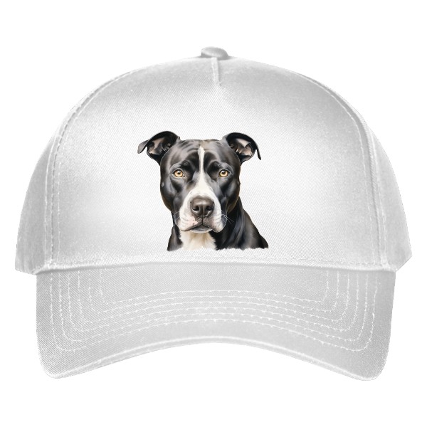 Staford bílo černá