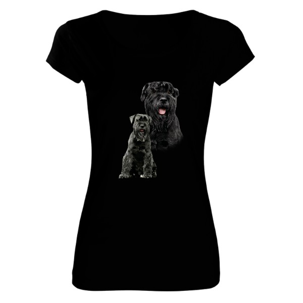 Tričko s potiskem Střední knírač