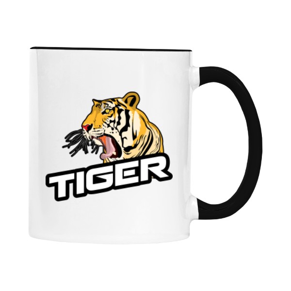 Hrnek malý barevný s potiskem Tiger