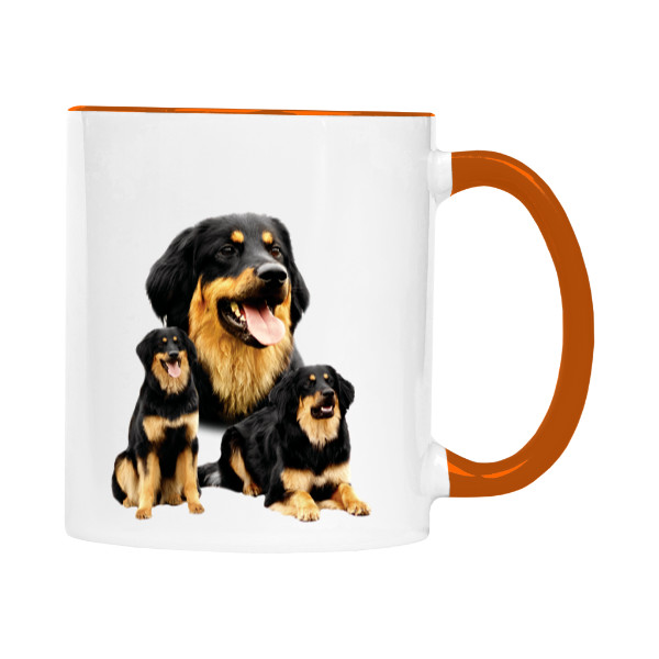 Hrnek malý barevný s potiskem Hovawart