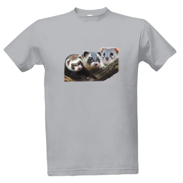 Tričko s potiskem Fretky