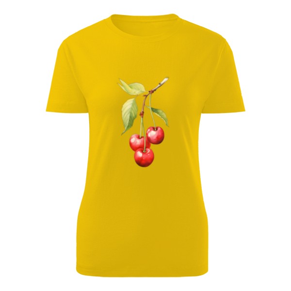 Tričko s potiskem Třešně