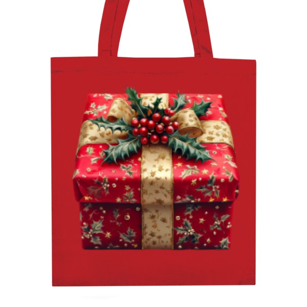 Nákupní taška unisex s potiskem Vánoční dárek