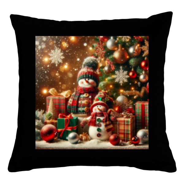 Polštář bavlněný  s potiskem Vánoční polštářek
