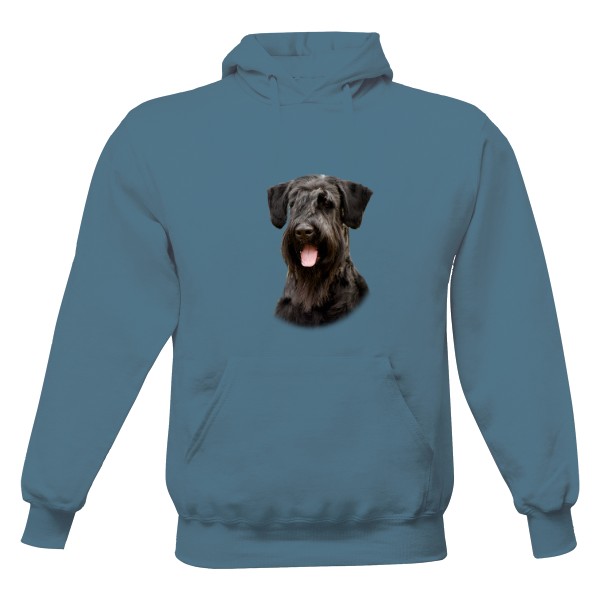 Pánská mikina s kapucí s potiskem Velký knírač