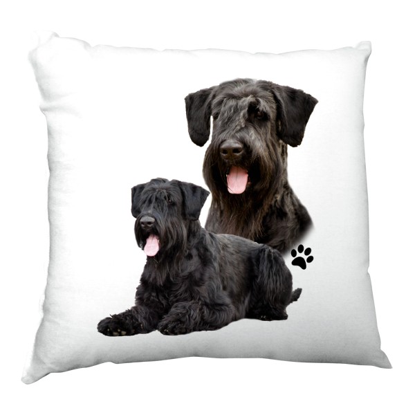 Polštář saténový s potiskem Velký knírač