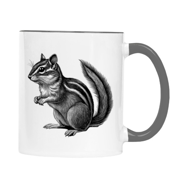 Hrnek malý barevný s potiskem Veverka 