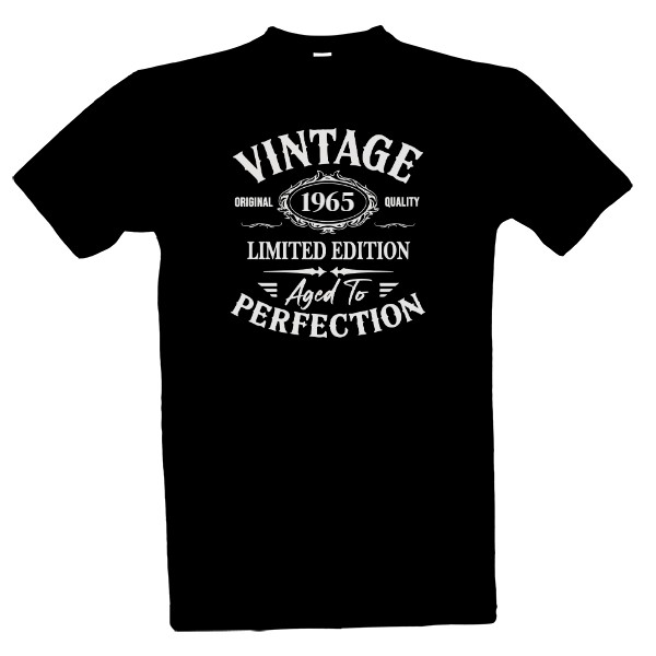 Tričko s potiskem Vintage prefection