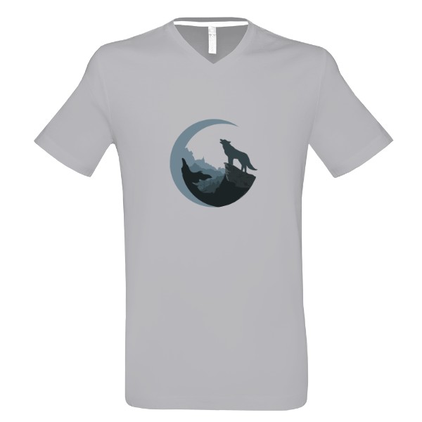 Tričko s potiskem Vlk