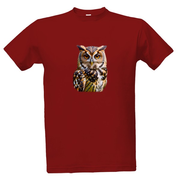 Tričko s potiskem Výr velký