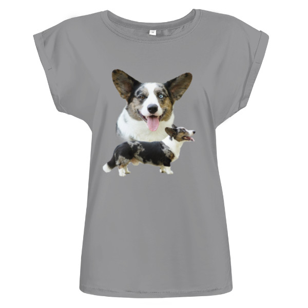 Tričko s potiskem Welsch Corgi 