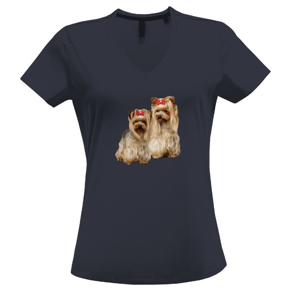 Tričko s potiskem Yorkšírský teriér