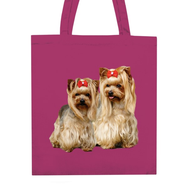 Nákupní taška unisex s potiskem Yorkšírský teriér