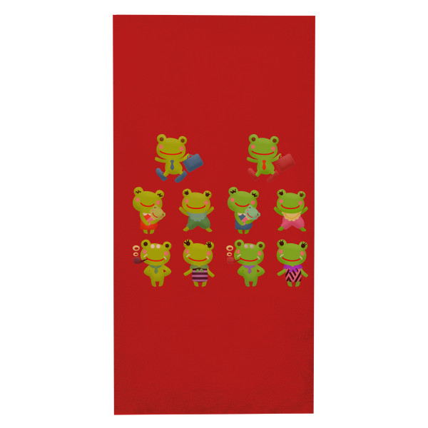 Nákrčník/bandana s potiskem Žabičky