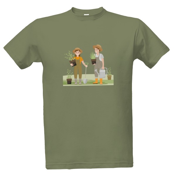 Tričko s potiskem Zahradkáři