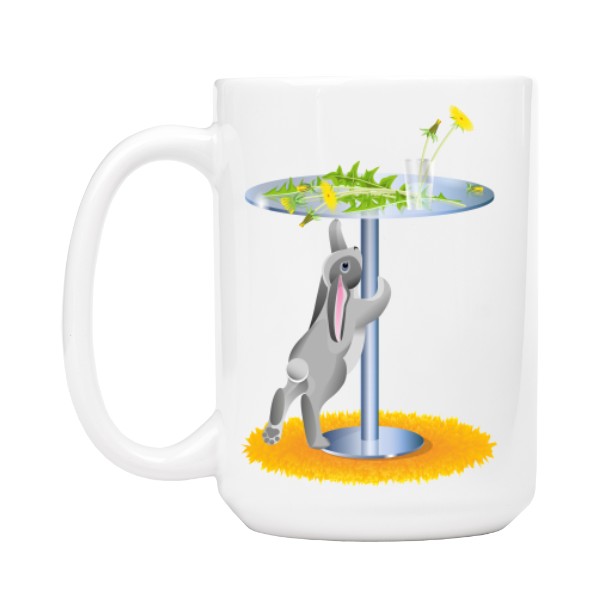 Hrnek velký s potiskem Zajíček