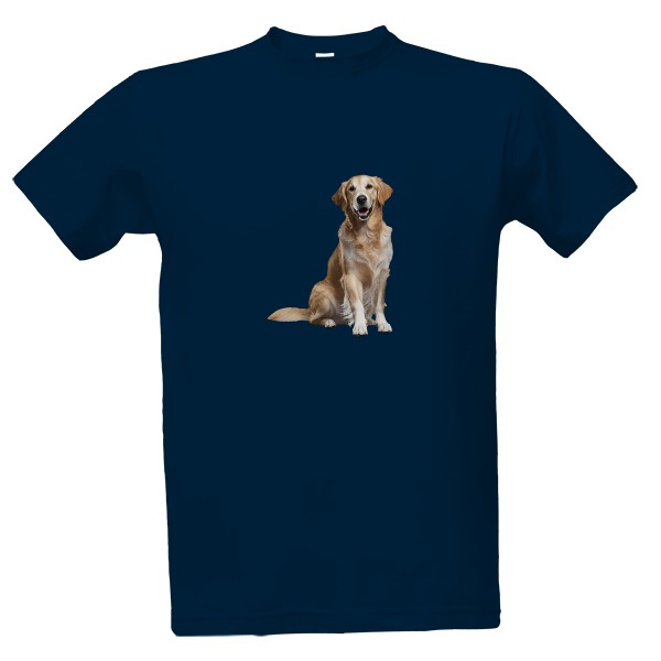 Tričko s potiskem Zlatý retrívr