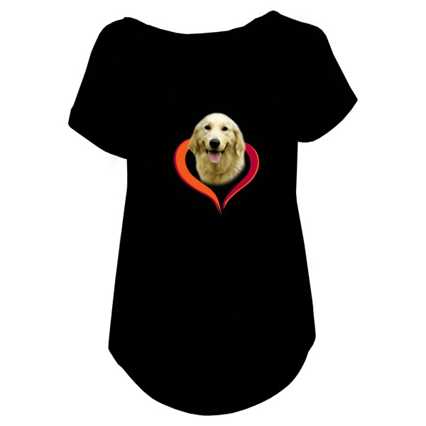 Tričko s potiskem Zlatý retrívr